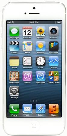 Смартфон Apple iPhone 5 64Gb White & Silver - Кимовск