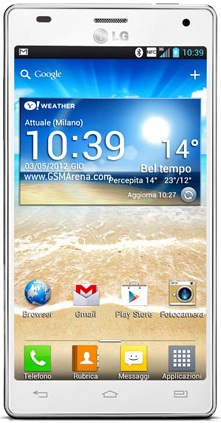 Смартфон LG Optimus 4X HD P880 White - Кимовск