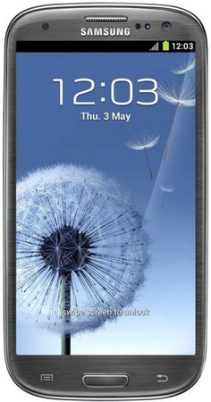 Смартфон Samsung Galaxy S3 GT-I9300 16Gb Titanium grey - Кимовск